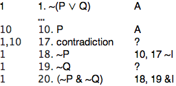 derivation