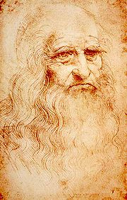 self-portrait of Leonardo da Vinci